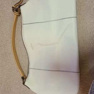 White Leather Purse